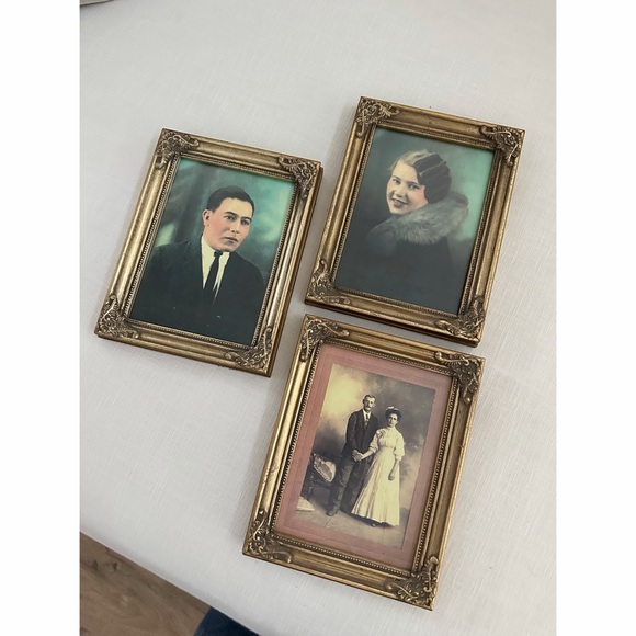 Vintage Gold Ornate Picture Frames